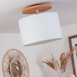 Hofstein Akrema Deckenleuchte Schwarz, Braun, 1-flammig -Bürolampen Verkäufe akrema deckenleuchte h3443927 9