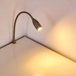 Hofstein Alsea Bettleuchte LED Nickel-Matt, 1-flammig, Bewegungsmelder -Bürolampen Verkäufe alsea bettleuchte h3306918 13