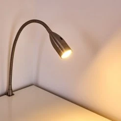 Hofstein Alsea Bettleuchte LED Nickel-Matt, 1-flammig, Bewegungsmelder -Bürolampen Verkäufe alsea bettleuchte h3306918 9