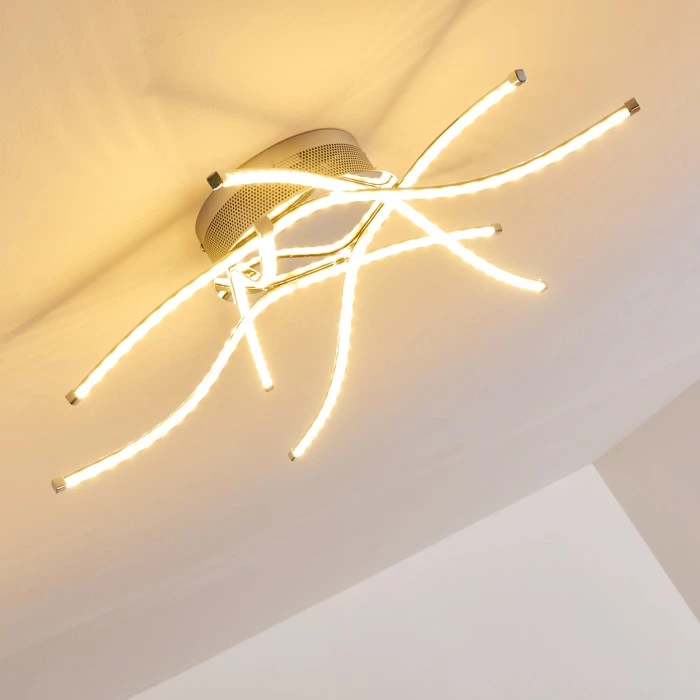 Hofstein Altino Deckenleuchte LED Chrom, 1-flammig 13 Hofstein Altino Deckenleuchte LED Chrom, 1-flammig – Bild 13