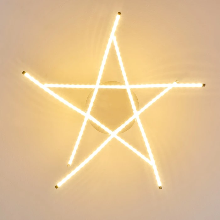 Hofstein Altino Deckenleuchte LED Chrom, 1-flammig 6 Hofstein Altino Deckenleuchte LED Chrom, 1-flammig – Bild 6