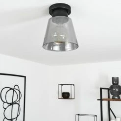 Hofstein Angelshaug Deckenleuchte Schwarz, 1-flammig -Bürolampen Verkäufe angelshaug deckenleuchte h3433539 9