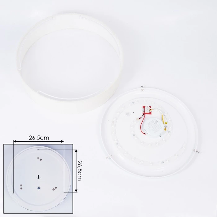 Hofstein Antillo Deckenleuchte LED Weiß, 1-flammig 5 Hofstein Antillo Deckenleuchte LED Weiß, 1-flammig – Bild 5