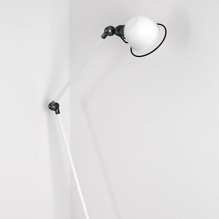 Hofstein Arild Stehleuchte Silber, Weiß, 1-flammig 11 Hofstein Arild Stehleuchte Silber, Weiß, 1-flammig – Bild 11