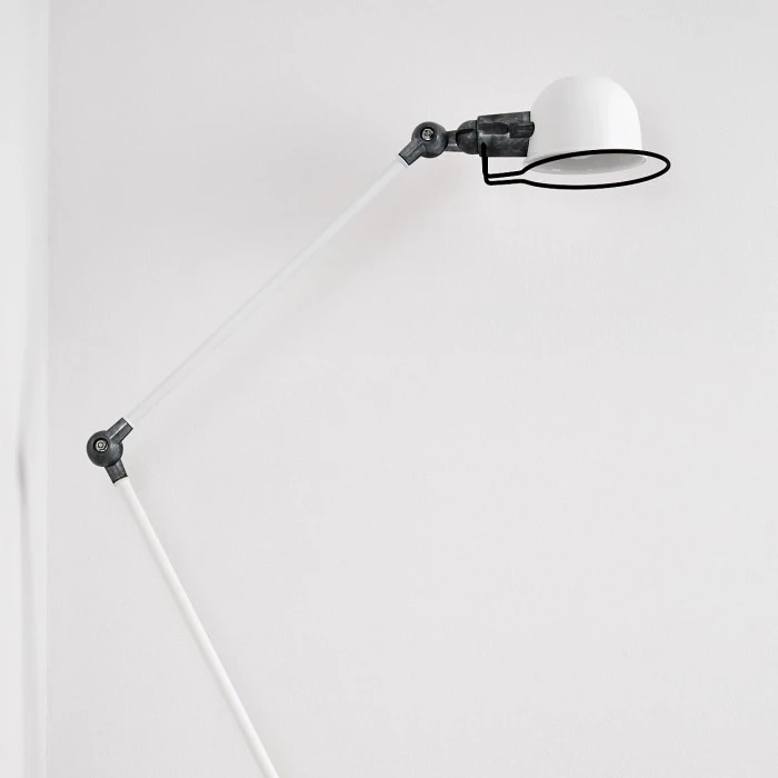 Hofstein Arild Stehleuchte Silber, Weiß, 1-flammig 6 Hofstein Arild Stehleuchte Silber, Weiß, 1-flammig – Bild 6