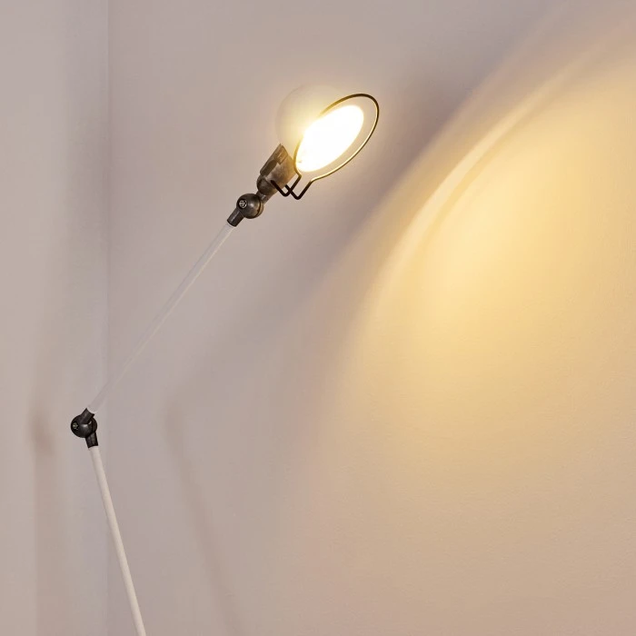 Hofstein Arild Stehleuchte Silber, Weiß, 1-flammig 7 Hofstein Arild Stehleuchte Silber, Weiß, 1-flammig – Bild 7