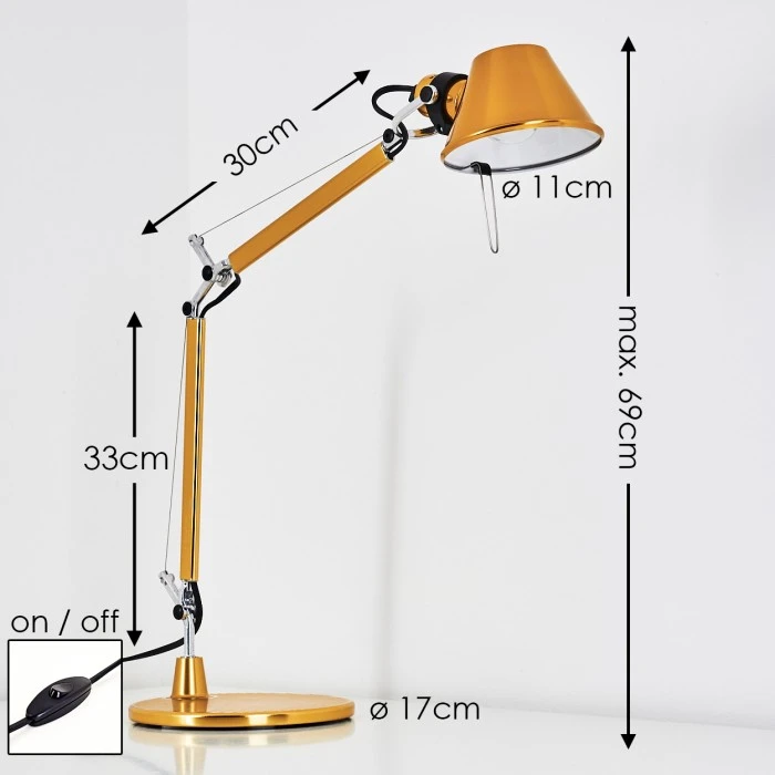 Artemide TOLOMEO MICRO Tischleuchte Gelb, 1-flammig, Farbwechsler 2 Artemide TOLOMEO MICRO Tischleuchte Gelb, 1-flammig, Farbwechsler – Bild 2