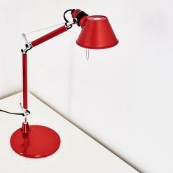 Artemide TOLOMEO MICRO Tischleuchte Rot, 1-flammig -Bürolampen Verkäufe artemide tolomeo micro tischleuchte a011810 9