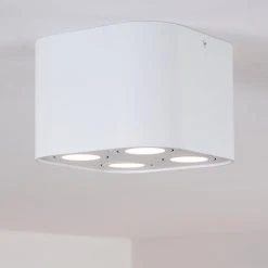 Hofstein Baishan Deckenleuchte Weiß, 4-flammig -Bürolampen Verkäufe baishan deckenleuchte h3322253 2