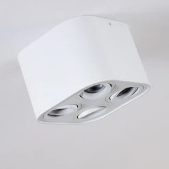 Hofstein Baishan Deckenleuchte Weiß, 4-flammig -Bürolampen Verkäufe baishan deckenleuchte h3322253 3