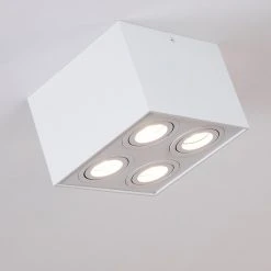 Hofstein Baishan Deckenleuchte Weiß, 4-flammig -Bürolampen Verkäufe baishan deckenleuchte h3322291 10