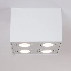 Hofstein Baishan Deckenleuchte Weiß, 4-flammig -Bürolampen Verkäufe baishan deckenleuchte h3322291 4