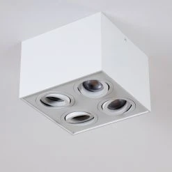 Hofstein Baishan Deckenleuchte Weiß, 4-flammig -Bürolampen Verkäufe baishan deckenleuchte h3322291 5