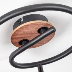 Hofstein Baripada Deckenleuchte Schwarz, Braun, 3-flammig -Bürolampen Verkäufe baripada deckenleuchte h3388037 5