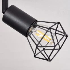 Hofstein Baripada Deckenleuchte Schwarz, Braun, 4-flammig -Bürolampen Verkäufe baripada deckenleuchte h3388051 2