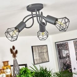Hofstein Baripada Deckenleuchte Grau, 3-flammig -Bürolampen Verkäufe baripada deckenleuchte h3388204 9