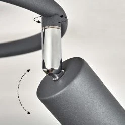 Hofstein Baripada Deckenleuchte Chrom, Anthrazit, 3-flammig -Bürolampen Verkäufe baripada deckenleuchte h3388211 5