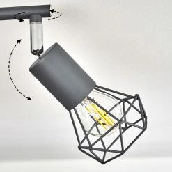 Hofstein Baripada Deckenleuchte Chrom, Anthrazit, 4-flammig -Bürolampen Verkäufe baripada deckenleuchte h3388228 5