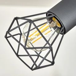 Hofstein Baripada Deckenleuchte Chrom, Anthrazit, 6-flammig -Bürolampen Verkäufe baripada deckenleuchte h3388235 2