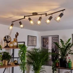 Hofstein Baripada Deckenleuchte Chrom, Anthrazit, 6-flammig -Bürolampen Verkäufe baripada deckenleuchte h3388235 8