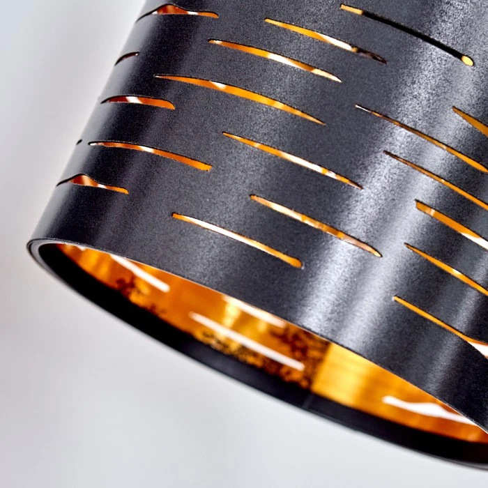 Hofstein Bathinda Stehleuchte Schwarz, 5-flammig 3 Hofstein Bathinda Stehleuchte Schwarz, 5-flammig – Bild 3