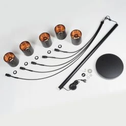 Hofstein Bathinda Stehleuchte Schwarz, 5-flammig 16 Hofstein Bathinda Stehleuchte Schwarz, 5-flammig -Bürolampen Verkäufe bathinda stehleuchte h3387993 4