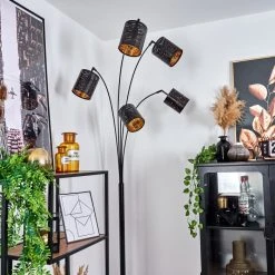 Hofstein Bathinda Stehleuchte Schwarz, 5-flammig 21 Hofstein Bathinda Stehleuchte Schwarz, 5-flammig -Bürolampen Verkäufe bathinda stehleuchte h3387993 9