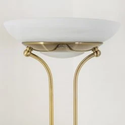 Hofstein Biot Deckenfluter LED Altmessing, 2-flammig -Bürolampen Verkäufe biot deckenfluter h165424 3