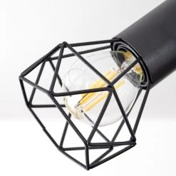 Hofstein Borio Deckenleuchte Schwarz, Braun, 3-flammig -Bürolampen Verkäufe borio deckenleuchte h3388044 2