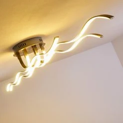 Hofstein Bovino Deckenleuchte LED Nickel-Matt, 1-flammig -Bürolampen Verkäufe bovino deckenleuchte h167992 10