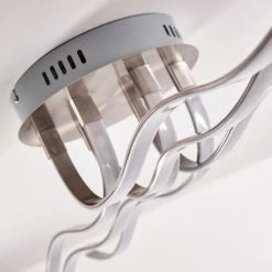 Hofstein Bovino Deckenleuchte LED Nickel-Matt, 1-flammig -Bürolampen Verkäufe bovino deckenleuchte h167992 6