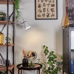 Hofstein Brienz Klemmleuchte Chrom, 1-flammig