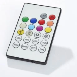 Brilliant Leuchten Brilliant Abie Deckenpaneel LED Wei&szlig;, 1-flammig, Fernbedienung, Farbwechsler -Bürolampen Verkäufe brilliant abie deckenpaneel g90318 05 8