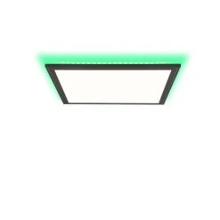 Brilliant Leuchten Brilliant Allie Deckenpanel LED Schwarz, 1-flammig, Fernbedienung -Bürolampen Verkäufe brilliant allie deckenpanel g96946 76 4