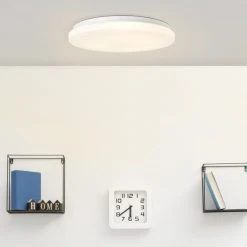 Brilliant Leuchten Brilliant Alon Deckenleuchte LED Wei&szlig;, 1-flammig, Bewegungsmelder -Bürolampen Verkäufe brilliant alon deckenleuchte g99788 05 2