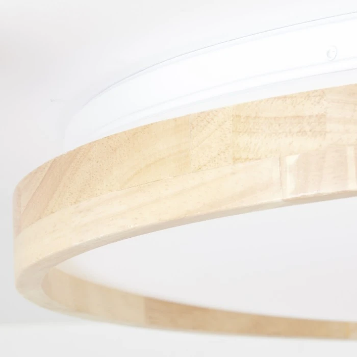 Brilliant Leuchten Brilliant Alson Deckenleuchte LED Braun, Weiß, 1-flammig, Fernbedienung 5 Brilliant Leuchten Brilliant Alson Deckenleuchte LED Braun, Weiß, 1-flammig, Fernbedienung – Bild 5