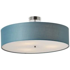 Brilliant Leuchten Brilliant Andria Deckenleuchte Blau, Chrom, 3-flammig -Bürolampen Verkäufe brilliant andria deckenleuchte 93522 03 2