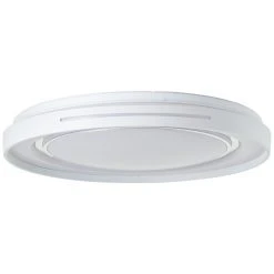 Brilliant Leuchten Brilliant Barty Deckenleuchte LED Chrom, Wei&szlig;, 1-flammig, Fernbedienung -Bürolampen Verkäufe brilliant barty deckenleuchte g97158 75 3