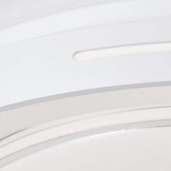 Brilliant Leuchten Brilliant Barty Deckenleuchte LED Chrom, Wei&szlig;, 1-flammig, Fernbedienung -Bürolampen Verkäufe brilliant barty deckenleuchte g97158 75 4