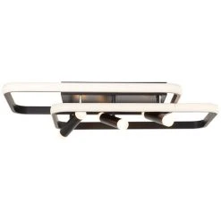 Brilliant Leuchten Brilliant Dalida Deckenleuchte LED Schwarz, 1-flammig, Fernbedienung