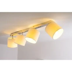 Brilliant Leuchten Brilliant Deckenleuchte Sandra Chrom, 4-flammig