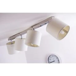 Brilliant Leuchten Brilliant Deckenleuchte Sandra Chrom, 4-flammig -Bürolampen Verkäufe brilliant deckenleuchte sandra g85031 05 10