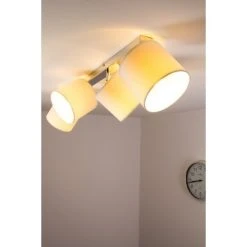 Brilliant Leuchten Brilliant Deckenleuchte Sandra Chrom, 4-flammig -Bürolampen Verkäufe brilliant deckenleuchte sandra g85031 05 14