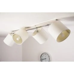 Brilliant Leuchten Brilliant Deckenleuchte Sandra Chrom, 4-flammig -Bürolampen Verkäufe brilliant deckenleuchte sandra g85031 05 7