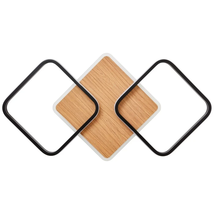 Brilliant Leuchten Brilliant Dennet Deckenleuchte LED Schwarz, Braun, 1-flammig 8 Brilliant Leuchten Brilliant Dennet Deckenleuchte LED Schwarz, Braun, 1-flammig – Bild 8