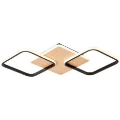 Brilliant Leuchten Brilliant Dennet Deckenleuchte LED Schwarz, Braun, 1-flammig 19 Brilliant Leuchten Brilliant Dennet Deckenleuchte LED Schwarz, Braun, 1-flammig -Bürolampen Verkäufe brilliant dennet deckenleuchte g99750 76 8