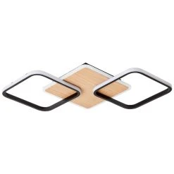 Brilliant Leuchten Brilliant Dennet Deckenleuchte LED Schwarz, Braun, 1-flammig 20 Brilliant Leuchten Brilliant Dennet Deckenleuchte LED Schwarz, Braun, 1-flammig -Bürolampen Verkäufe brilliant dennet deckenleuchte g99750 76 9