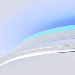 Brilliant Leuchten Brilliant Edna Deckenleuchte LED Chrom, 1-flammig, Fernbedienung, Farbwechsler 34 Brilliant Leuchten Brilliant Edna Deckenleuchte LED Chrom, 1-flammig, Fernbedienung, Farbwechsler -Bürolampen Verkäufe brilliant edna deckenleuchte g97045 15 6