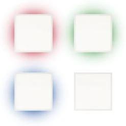 Brilliant Leuchten Brilliant Ellery Deckenleuchte LED Wei&szlig;, 1-flammig, Fernbedienung, Farbwechsler -Bürolampen Verkäufe brilliant ellery deckenleuchte g99407 05 8