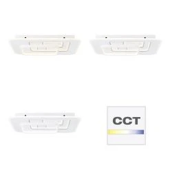 Brilliant Leuchten Brilliant Furtado Deckenleuchte LED Schwarz, Wei&szlig;, 1-flammig, Fernbedienung -Bürolampen Verkäufe brilliant furtado deckenleuchte g99584 75 3